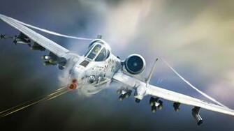 Attack Aircraft Airplane Aviation Art Military Wallpaper Background