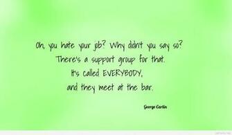 Oh You Hate Your Job Funny Quote Wallpaper