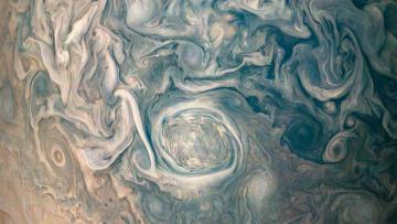Jupiter Nasa Releases Turbulent Photo Of Planet S Clouds