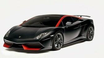 Desktop Wallpaper Black And Red Lamborghini