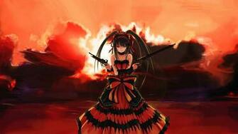 Kurumi Sunset Date A Live Wallpaper