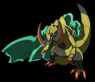 Haxorus With A Cape Request By Prankster Kun