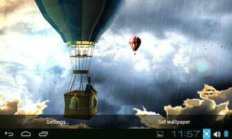 Live Wallpaper Now With Real 3d Air Balloon And Different Weather
