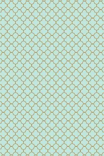 Mint And Gold Pattern Phone Wallpaper Diy
