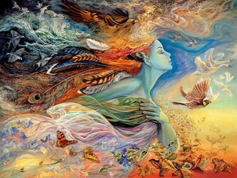 Fantasy Art Painting Josephine Wall For Your Wallpaper