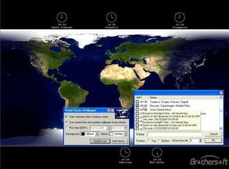 Url Brothersoft World Clocks Wallpaper Html