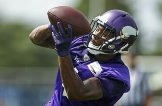 Jul Mankato Mn Usa Minnesota Vikings Wide Receiver Stefon