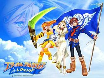 Skies Of Arcadia Legends Game Cube Wallpaper Fonds D