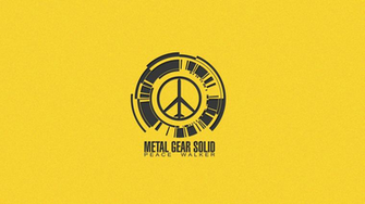 Mgs Peace Walker Logo Yellow By Zero O92 Customization Wallpaper HDtv