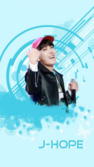 Jhope Blue Wallpaper By Dongzha