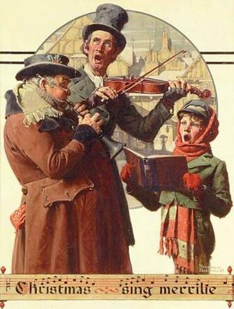 Norman Rockwell Christmas Pictures HD Wallpaper Pretty
