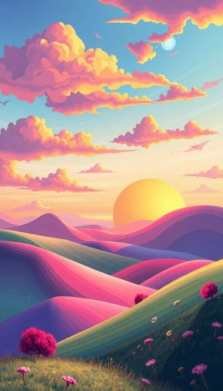 2d Wallpaper Art