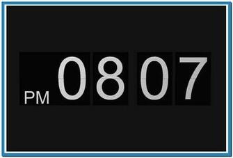 Digital Clock Screensaver Mountain Lion