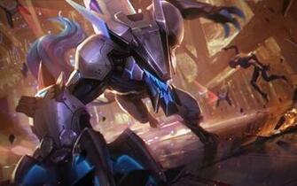 Wallpaper Of Video Game League Legends Warwick Background