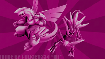 Pokemon Diamond Pearl Dialga Palkia Wallpaper By Polkie11334 On