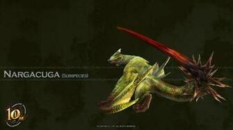 Mh 10th Anniversary Green Nargacuga Wallpaper Jpg Monster Hunter