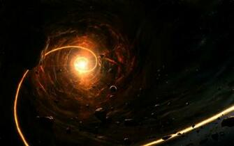 Black Hole Wallpaper Space Galaxies HD Desktop