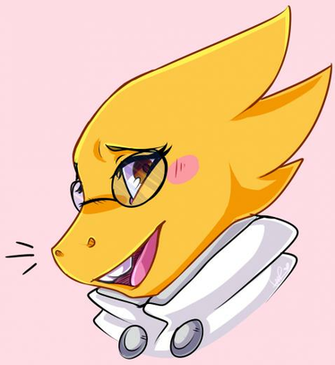 Alphys Doodle By Shyshyoctavia