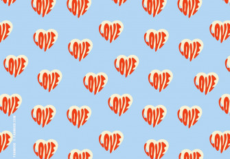 Captivating Valentine S Wallpaper Ideas Retro Love Heart Blue
