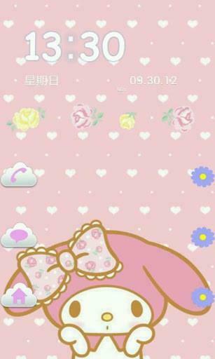 Bigger My Melody Go Locker Theme V For Android Screenshot