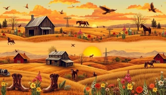 Country Western Wallpaper