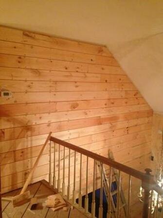 Pics Of The Ship Lap Walls Which Will All Be Painted A Creamy White