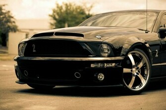 Black Cars Vehicles Ford Mustang Knight Rider Wallpaper