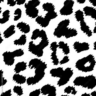 A Bold And Abstract Black White Animal Print Wallpaper