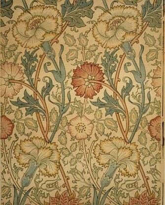 William Morris Wallpaper Grasscloth