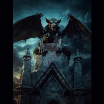 A Realistic Gargoyle By Icedragon4u