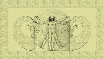 Man Wallpaper Art Widescreen Leonardo Da Vinci