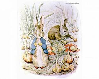 Beatrix Potter Paintings Wallpaper Art Print