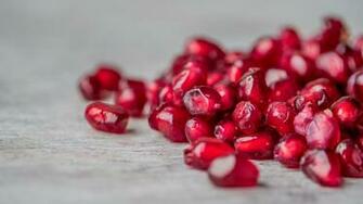 Pomegranate Seeds Background Wallpaper Baltana