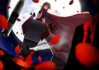 Rwby Ruby Rose Death Scythe HD Wallpaper Red