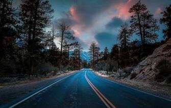 Wallpaper Las Vegas Nevada Mountain Charleston Road To Heaven