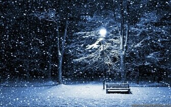 Winter Night Wallpaper