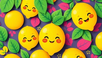 Cute Lemon Wallpaper