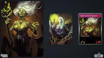 Stormwars 2d Collectible Card Spider Female Arachnos Priest