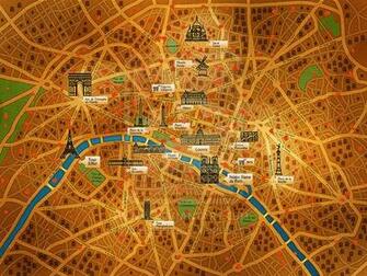 Paris Map By Vladstudio