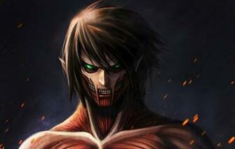 Wallpaper Art Titan Shingeki No Kyojin Eren Yeager Attack Of