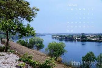 February Desktop Calendar