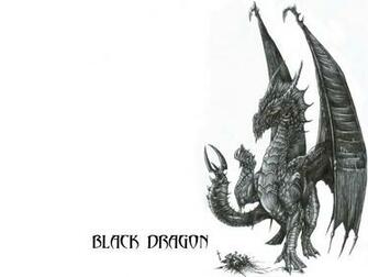 Wallpaper Black Dragon By Alphonsecapone