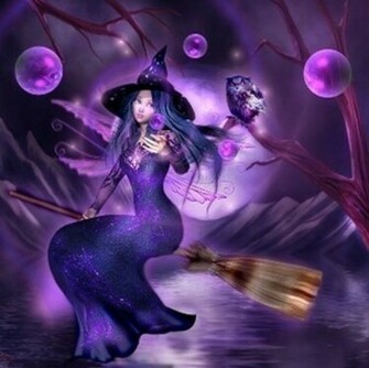 All Purple Fairy Witch Background Image Pics Comments