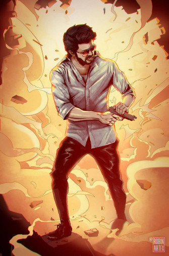 Master Vijay HD Wallpaper