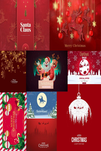 Bundle Of Merry Christmas Background Masterbundles