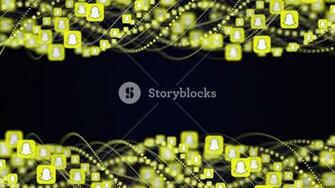 Snapchat Social Logo Background Royalty Stock Image