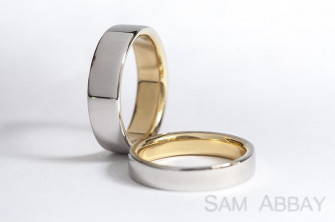 Rings With Liners New York Wedding Ring