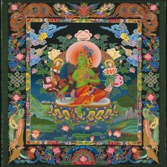 Green Tara Painting Wallpaper Pictures
