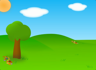 Cartoon Garden Wallpaper Desktop