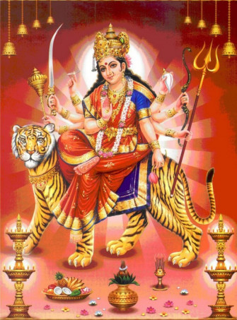 Poster Mata Rani Sherawali Sl Wall Matte